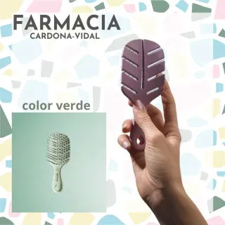 Cepillo Beter mediano Natural Fiber Verde