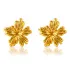 Pendientes sin níquel acero quirúrgico flor ibiscus 2cm