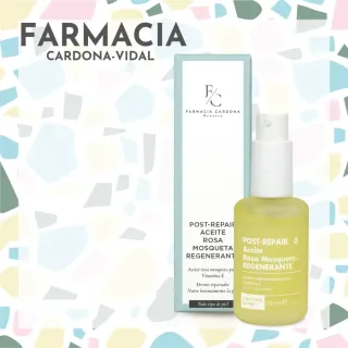 Aceite Rosa Mosqueta puro regenerante con vitamina E 30ml Farmacia Cardona
