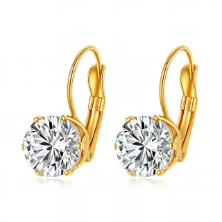 Pendientes *sin níquel acero quirúrgico brillante colgante 2cm