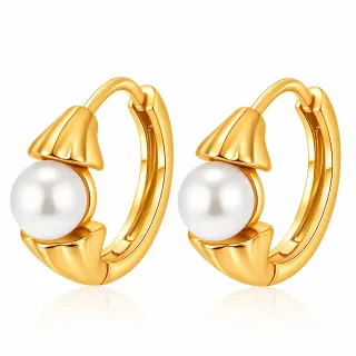Pendientes *sin níquel acero quirúrgico arete perla 1,2x1,7cm