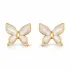 Pendientes *sin níquel acero quirúrgico mariposa nacarada 2cm