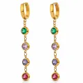 Pendientes *sin níquel acero quirúrgico colores 5,5cm