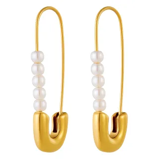 Pendientes *sin níquel acero quirúrgico imperdibles 3cm