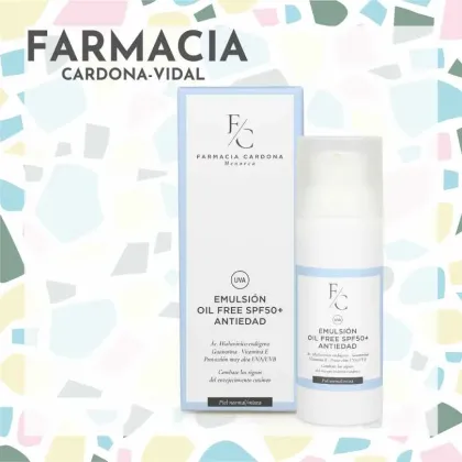 Emulsión oli free Antiedad SPF 50 50ml Farmacia Cardona