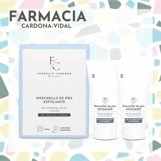 Tratamiento Exfoliante de pies Mascarilla Farmacia Cardona