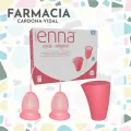 Set 2 Copas Menstruales talla L con Estuche Enna Cycle Easy Cup