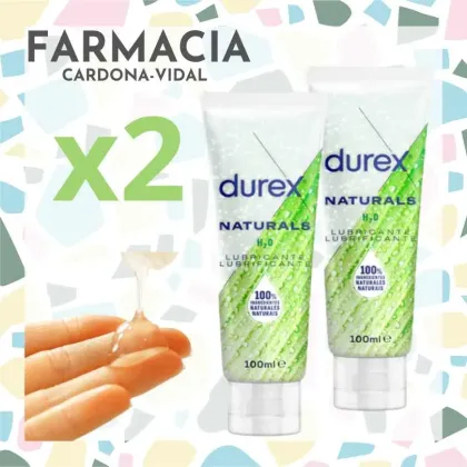 Duplo Lubricante Durex Naturals 200ml promo