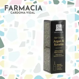 Soivre Argan & Keratin Sérum capilar unidosis 1 ampolla