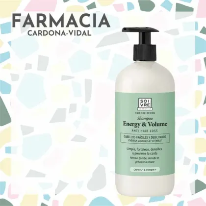 Soivre energy & volumen anticaída champú 500ml