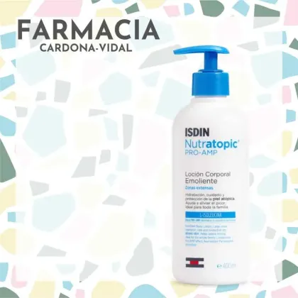 Nutratopic pro-amp loción emoliente piel atópica 400ml Isdin