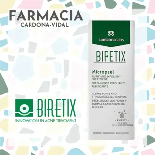 Biretix Micropeel exfoliante 50ml Cantabria Labs