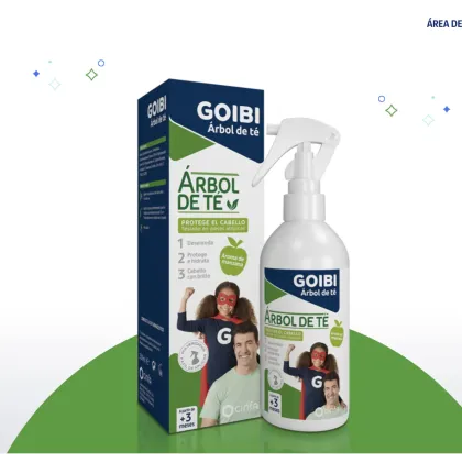 Goibi Árbol de té 250 ml prevención piojos manzana