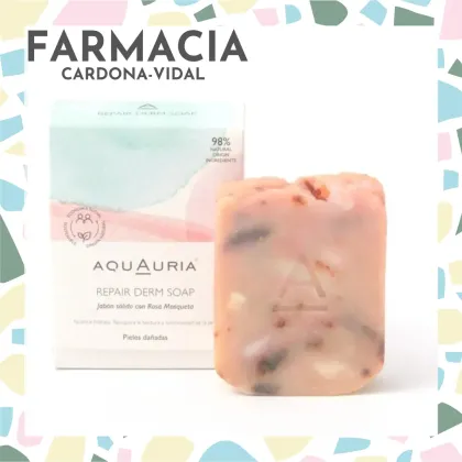Aquauria jabón sólido Rosa Mosqueta hidrata y da luz