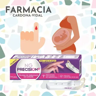 Prueba embarazo en sangre dedo NG Precision+